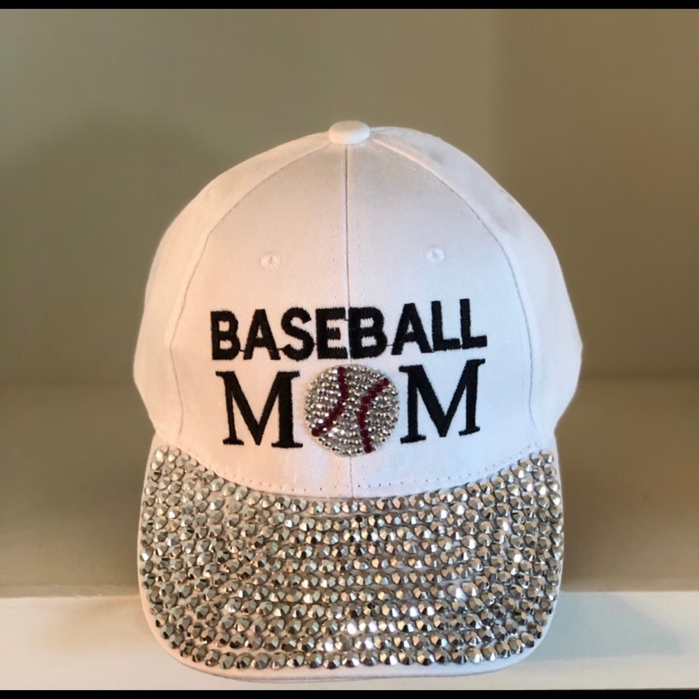 Glitz and Glam Baseball Mom Cap